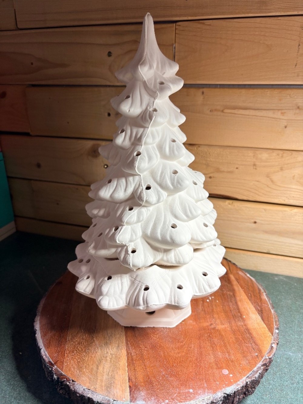 Ceramic Bisque Ready To Paint Holland Christmas tree